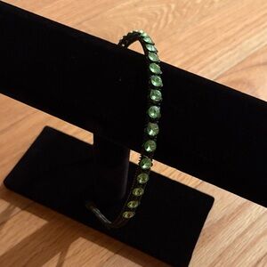 Chic Green Crystal Hair Bracelet